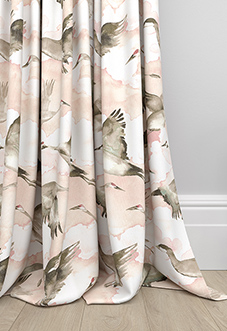 Flyway, Blush - Made to Measure Curtains